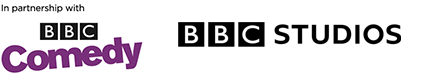 BBC Comedy and BBC Studios logos